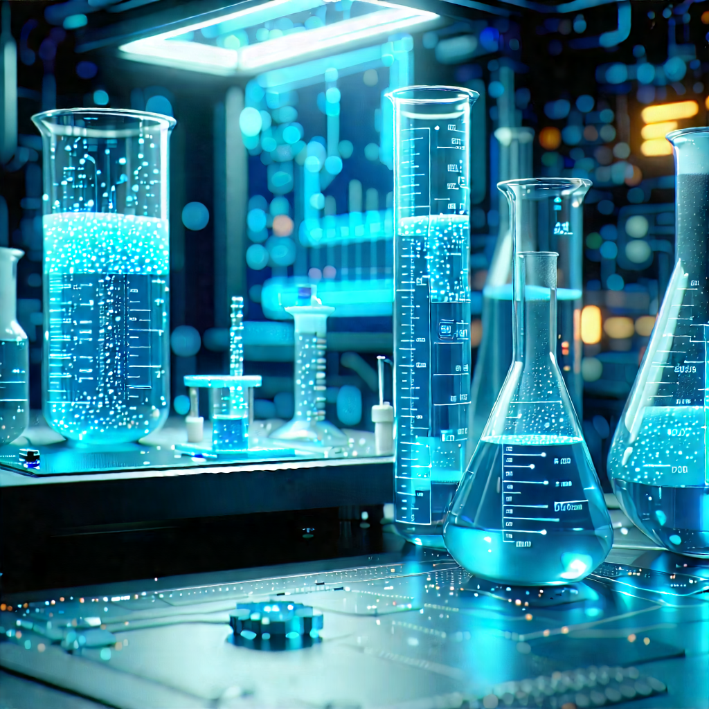 Educational Technology In Modern Laboratory With Image, There