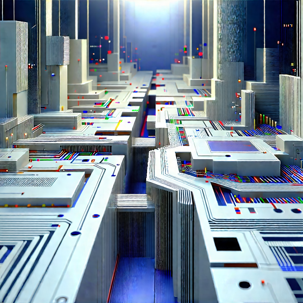 Close-up of electronic circuit