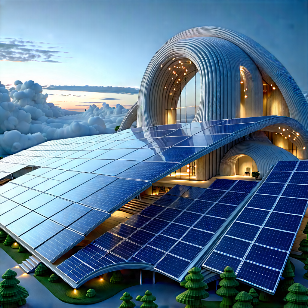 Innovative Renewable Energy Design With Large, Futuristic