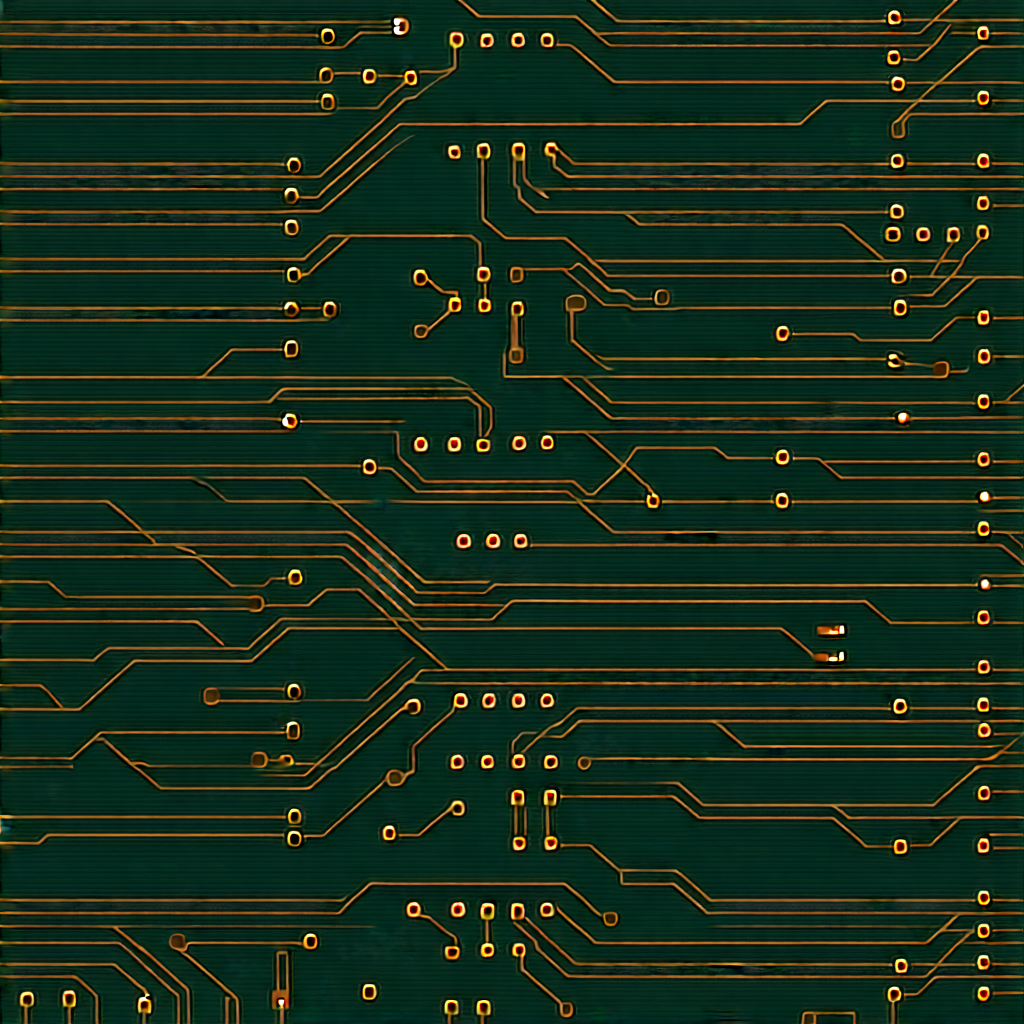 Close-up of electronic circuit