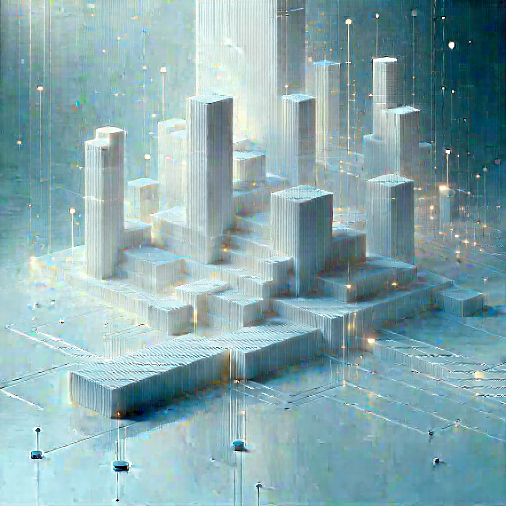 Blockchain Network Visualization With Image, There