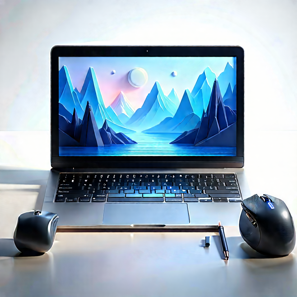 Laptop With User Interface With Laptop Computer
