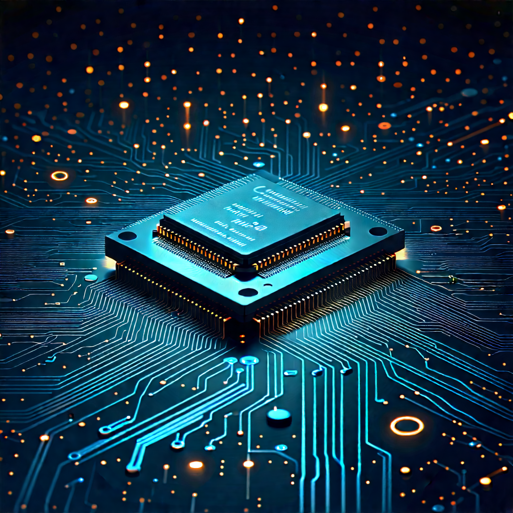 Microchip with data streams