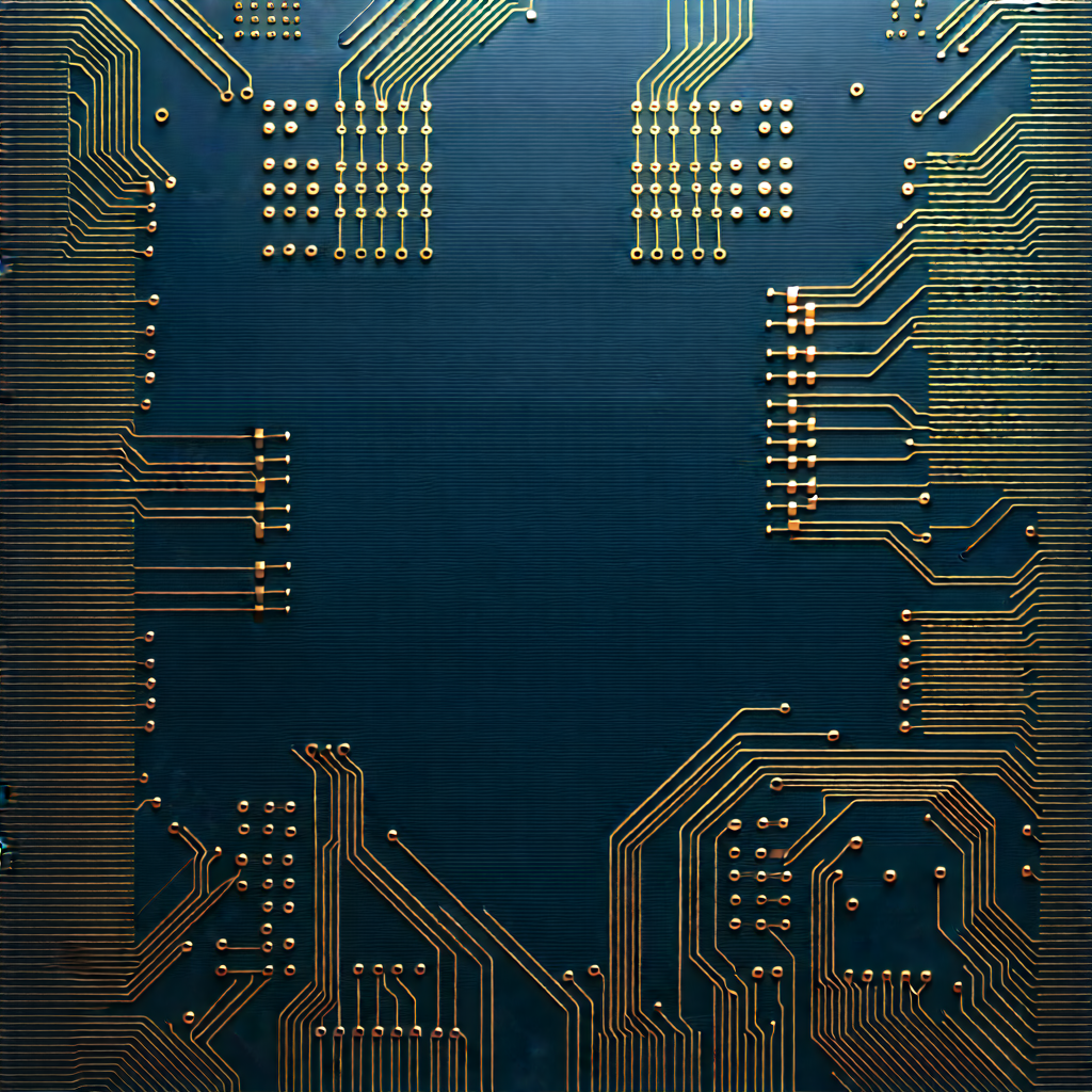 Circuit board with (digital:1.42) particles