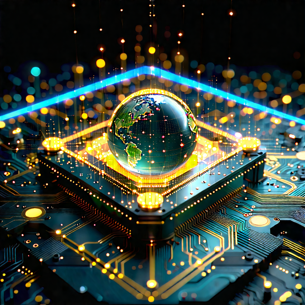 Quantum computer with data streams