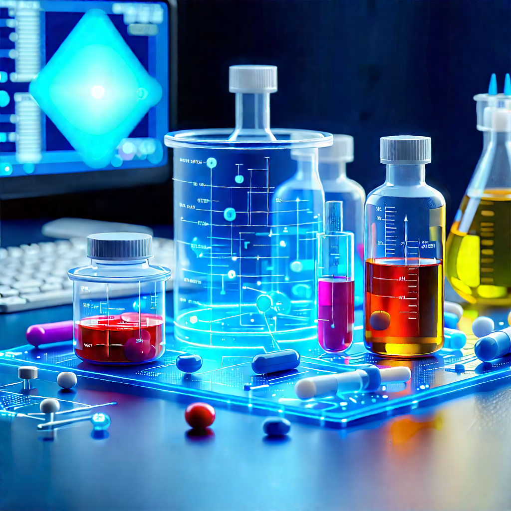 Healthcare Technology In Modern Laboratory With Table Variety