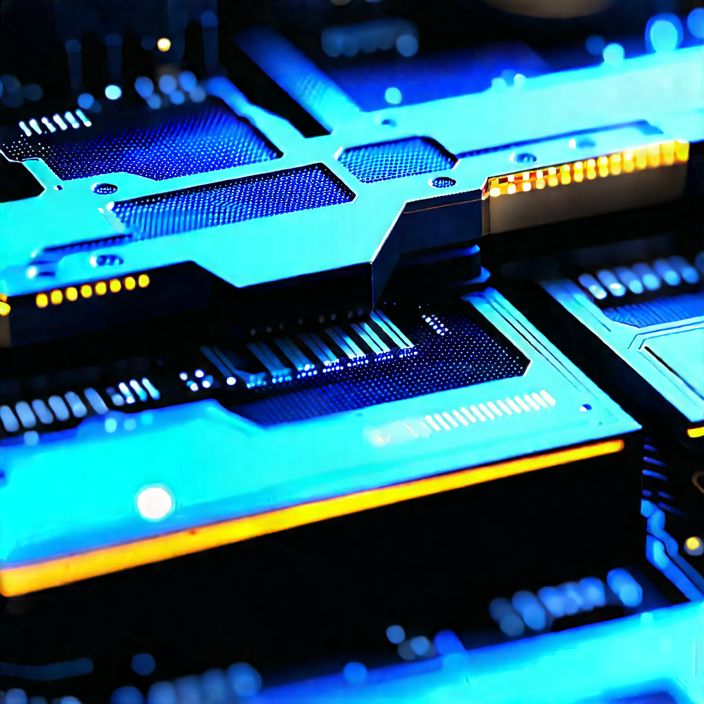 Close-up of memory module