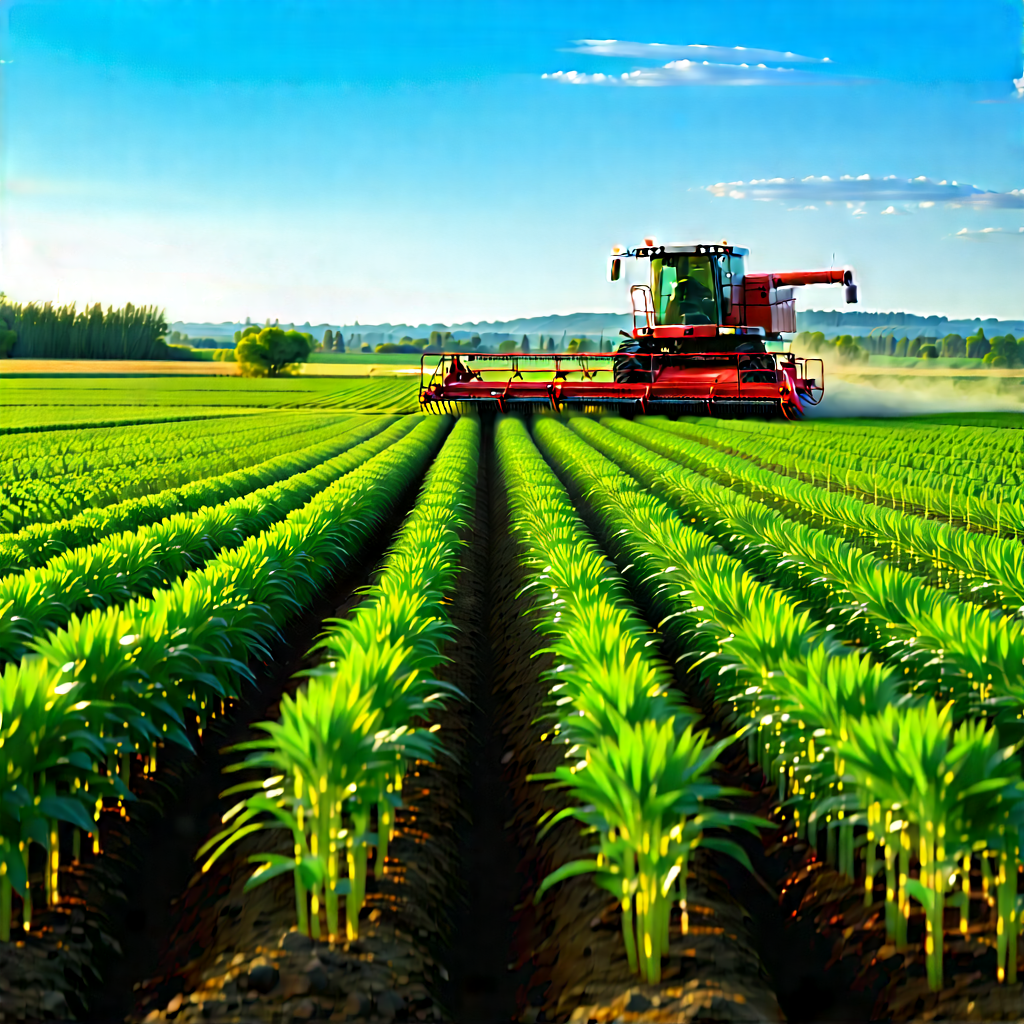 Agricultural Technology In Field Deployment With Large Tractor