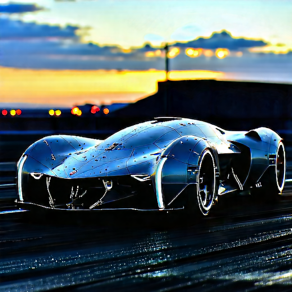 Automotive Technology In Field Deployment With Futuristic-looking Driving