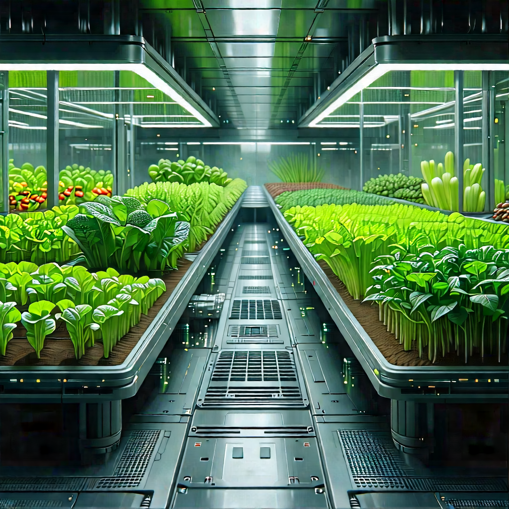 Agricultural Technology In Research Center With Image, There