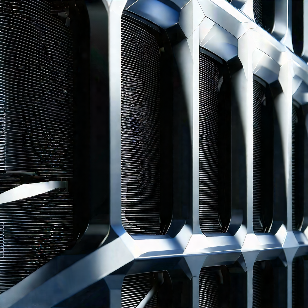 Close-up of cooling system