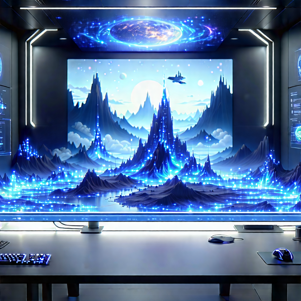 Entertainment Technology In Research Center With Image, There