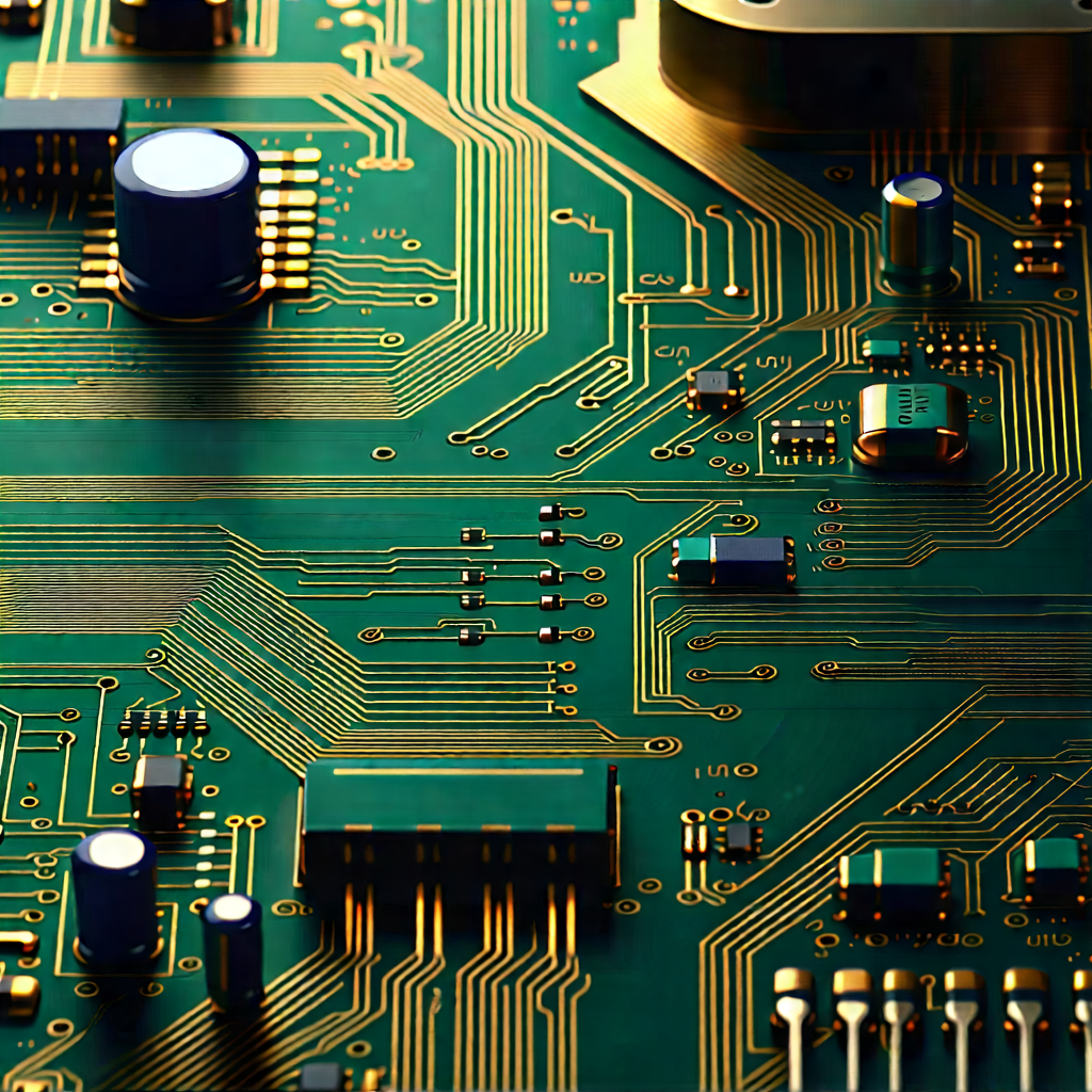 Close-up of electronic circuit