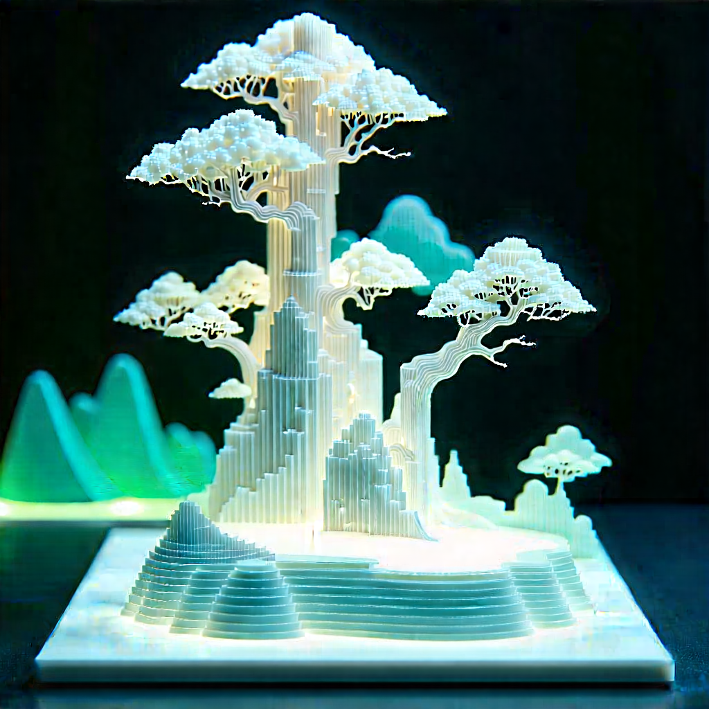 3d printer with holographic projection