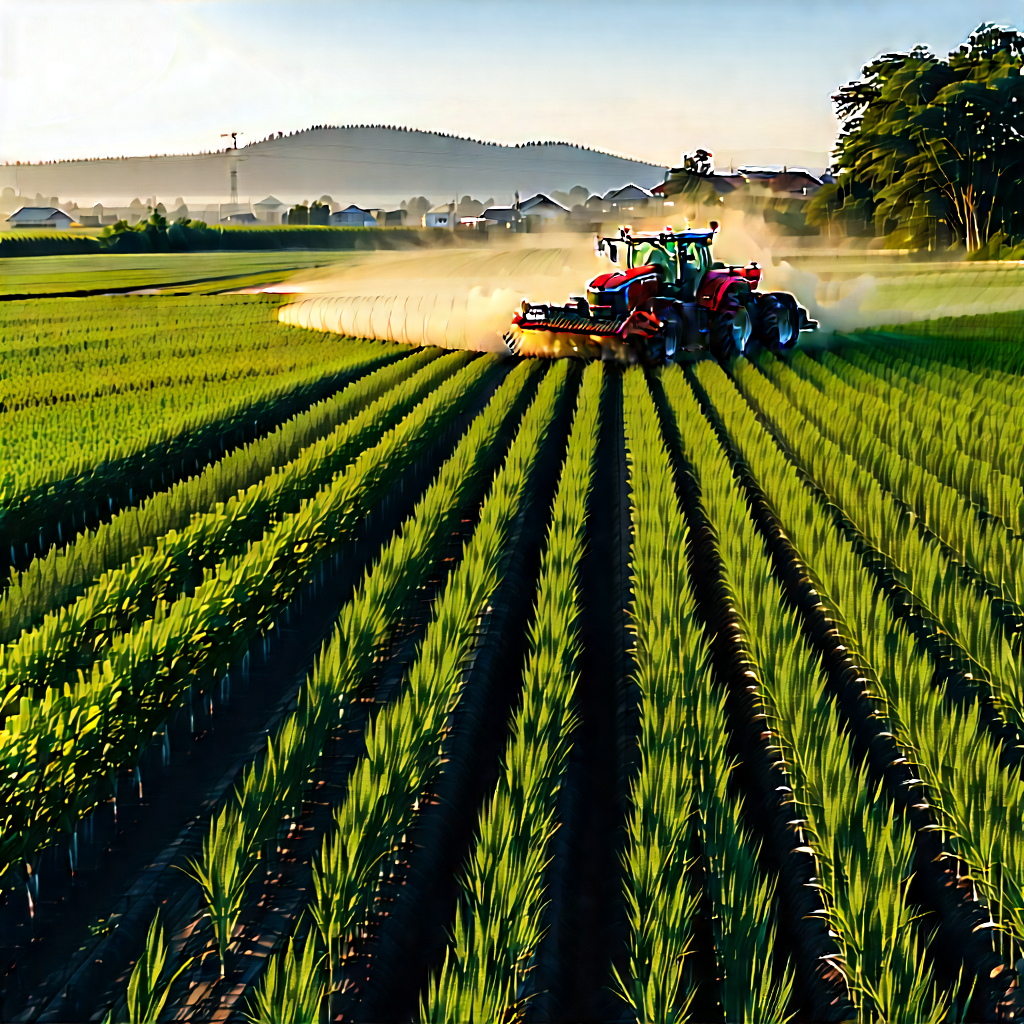 Agricultural Technology In Field Deployment With Large Tractor