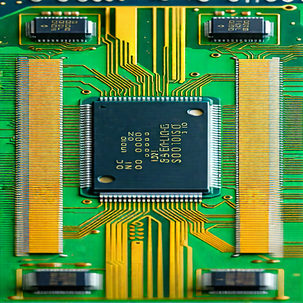 Close-up of microprocessor