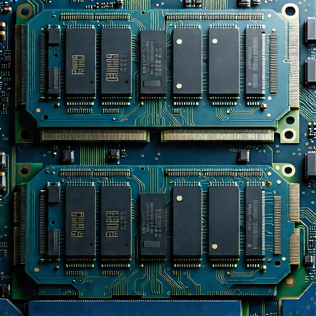 Close-up of memory module