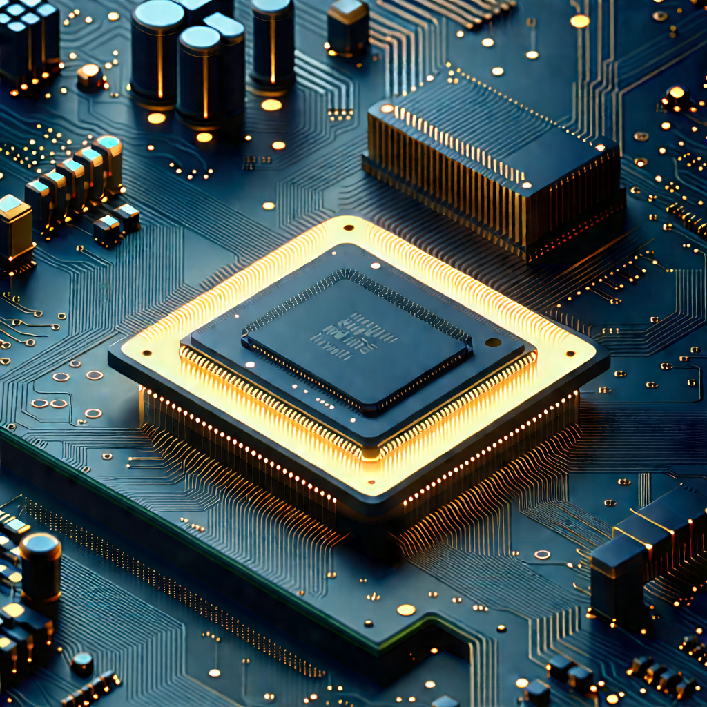 Close-up of sensor array