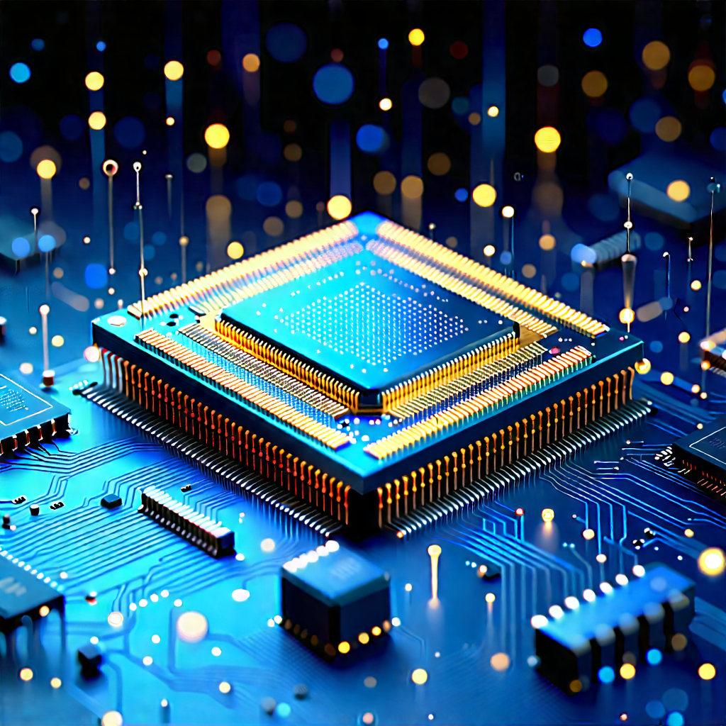 Microchip with digital particles