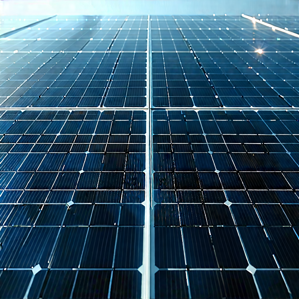 Solar Panel With Laser Scanning With Large Solar