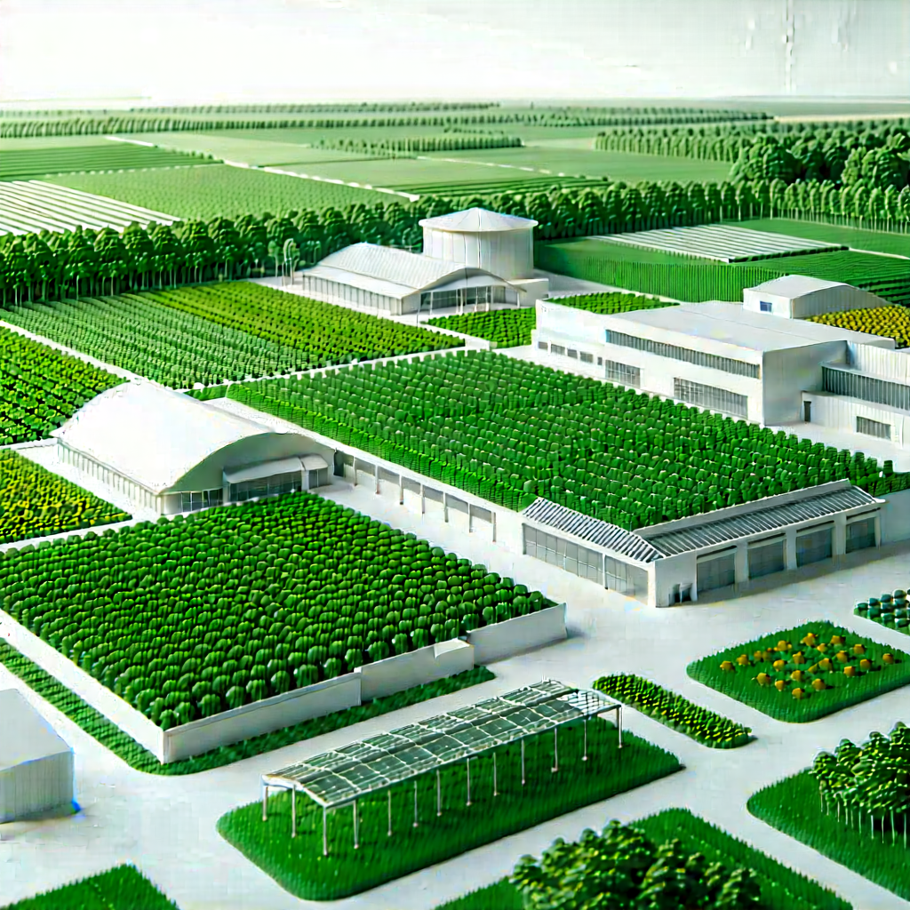 Agricultural technology in modern laboratory