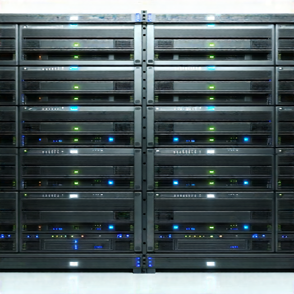 Server rack with laser scanning