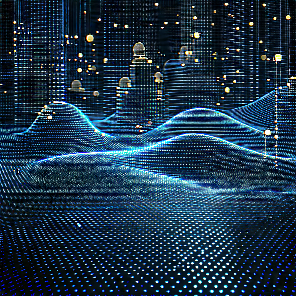Close-up Of Sensor Array With Computer-generated, Three-dimensional