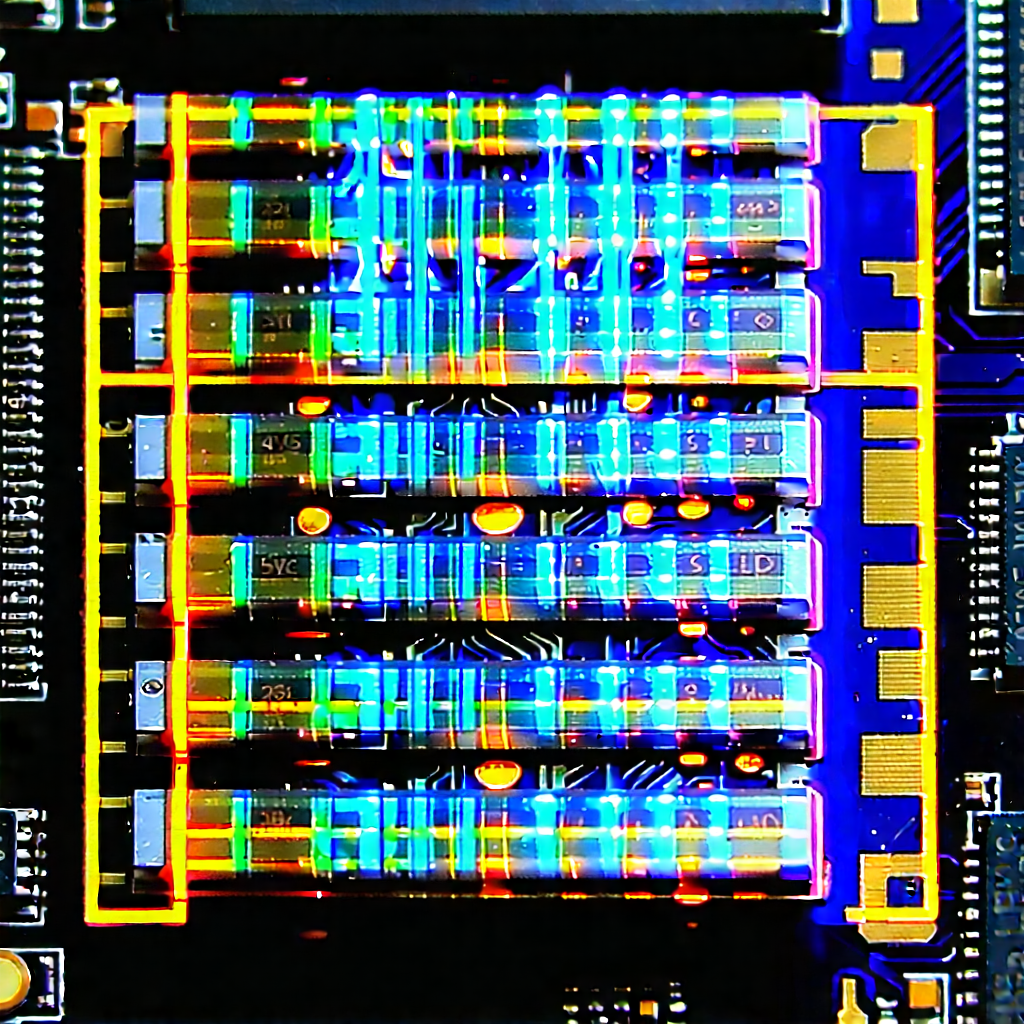 Close-up of memory module