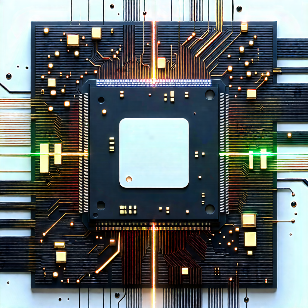 Microchip with digital particles