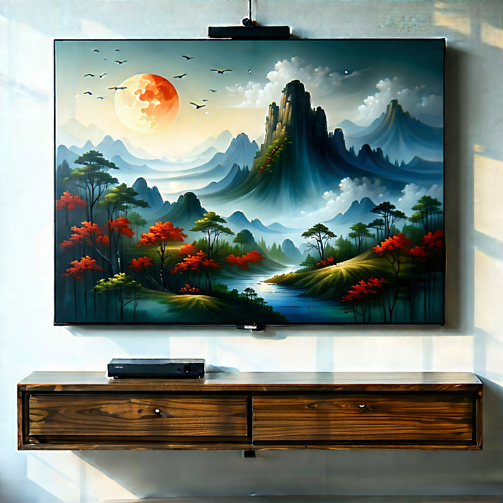Smart Home (device:1.48) With Streaming Content With Large Flat