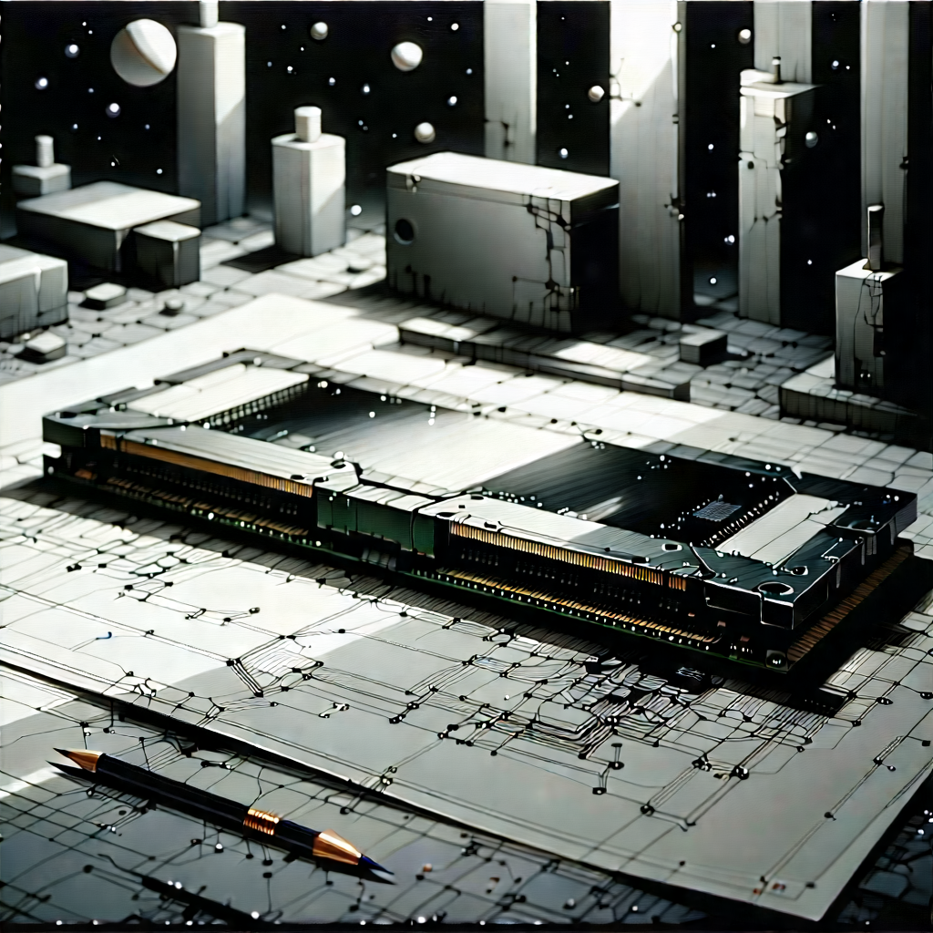 Close-up Of Memory Module With Image