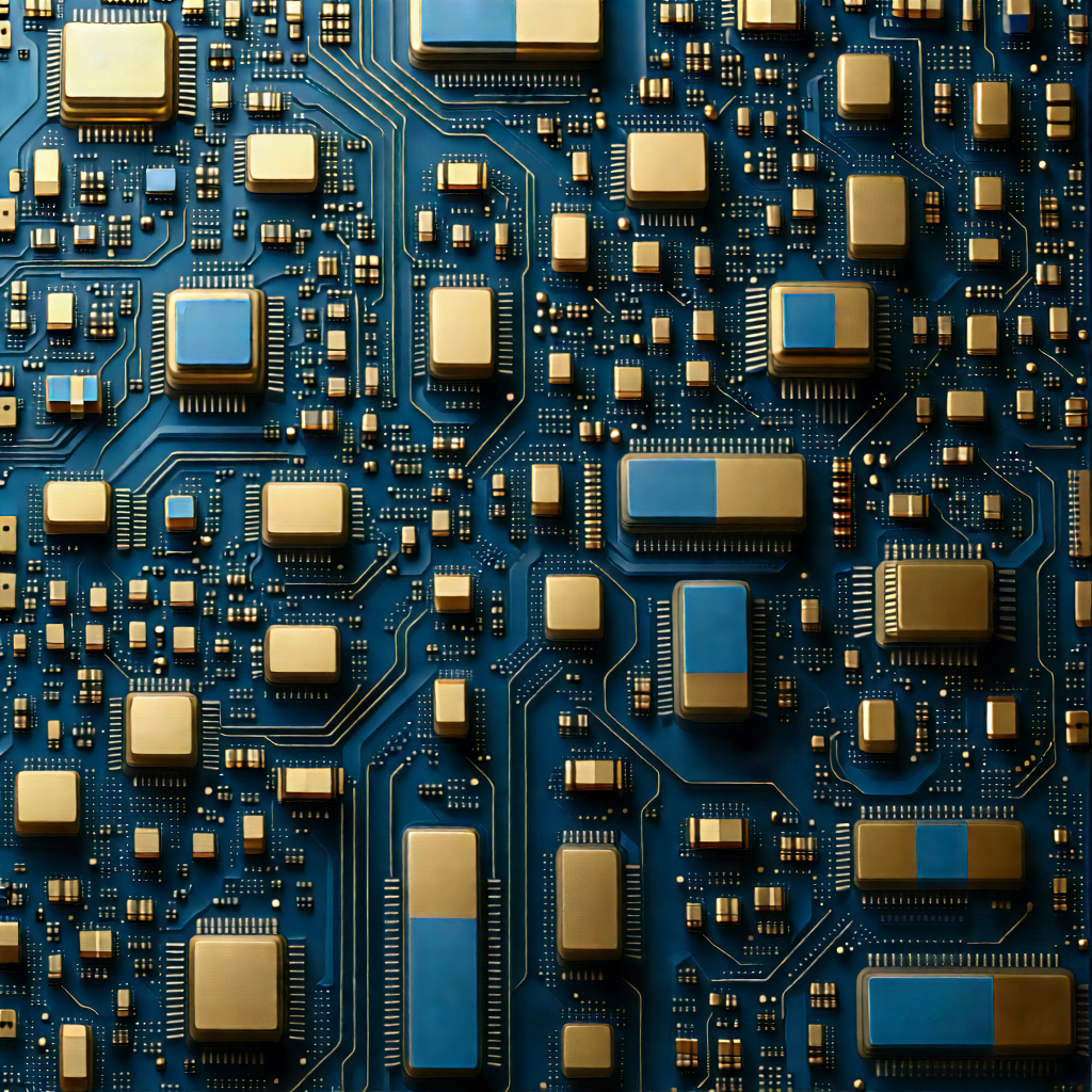 Close-up of sensor array