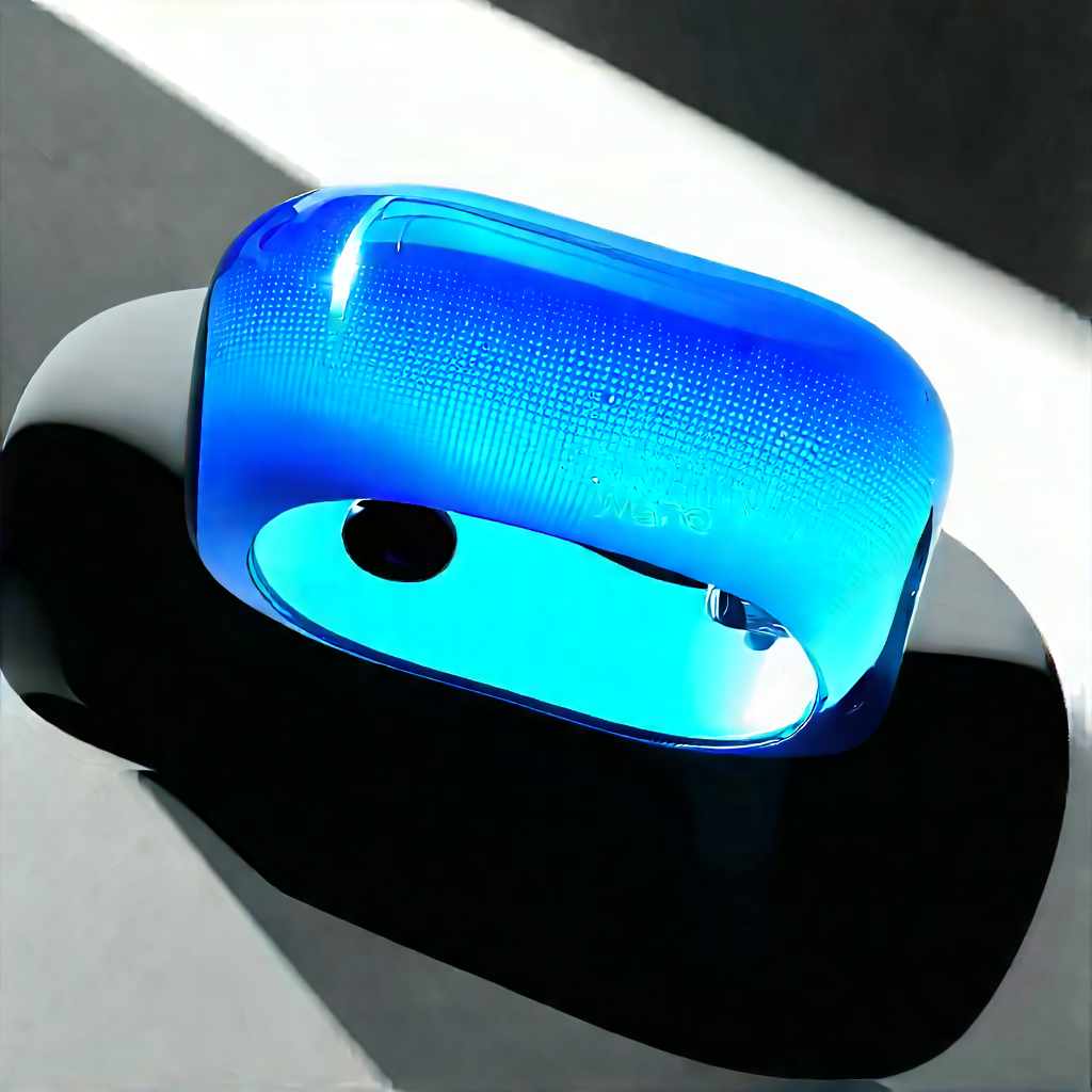 Innovative Wearable (device:1.19) Design With Blue Plastic