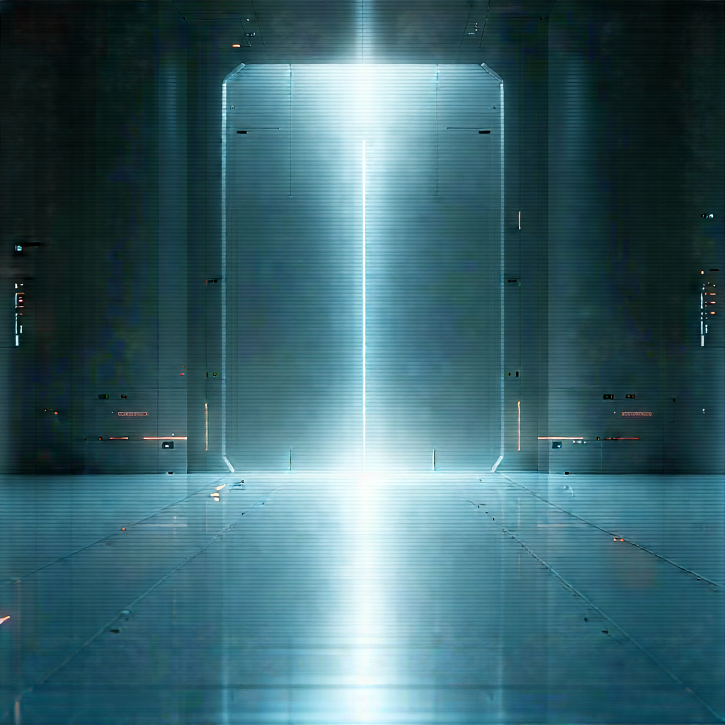 Futuristic research laboratory
