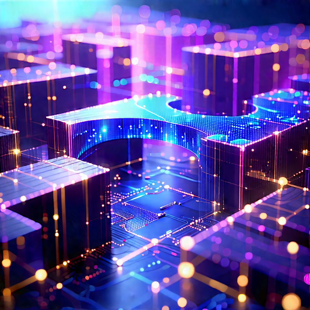 Blockchain Network Visualization With Image, There