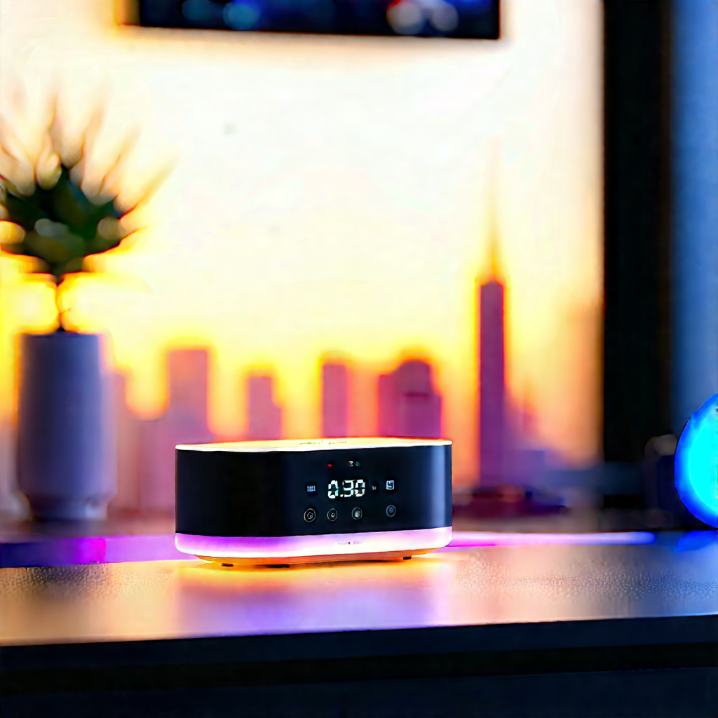 Smart Home (device:1.48) With Glowing Screen With Small, Illuminated