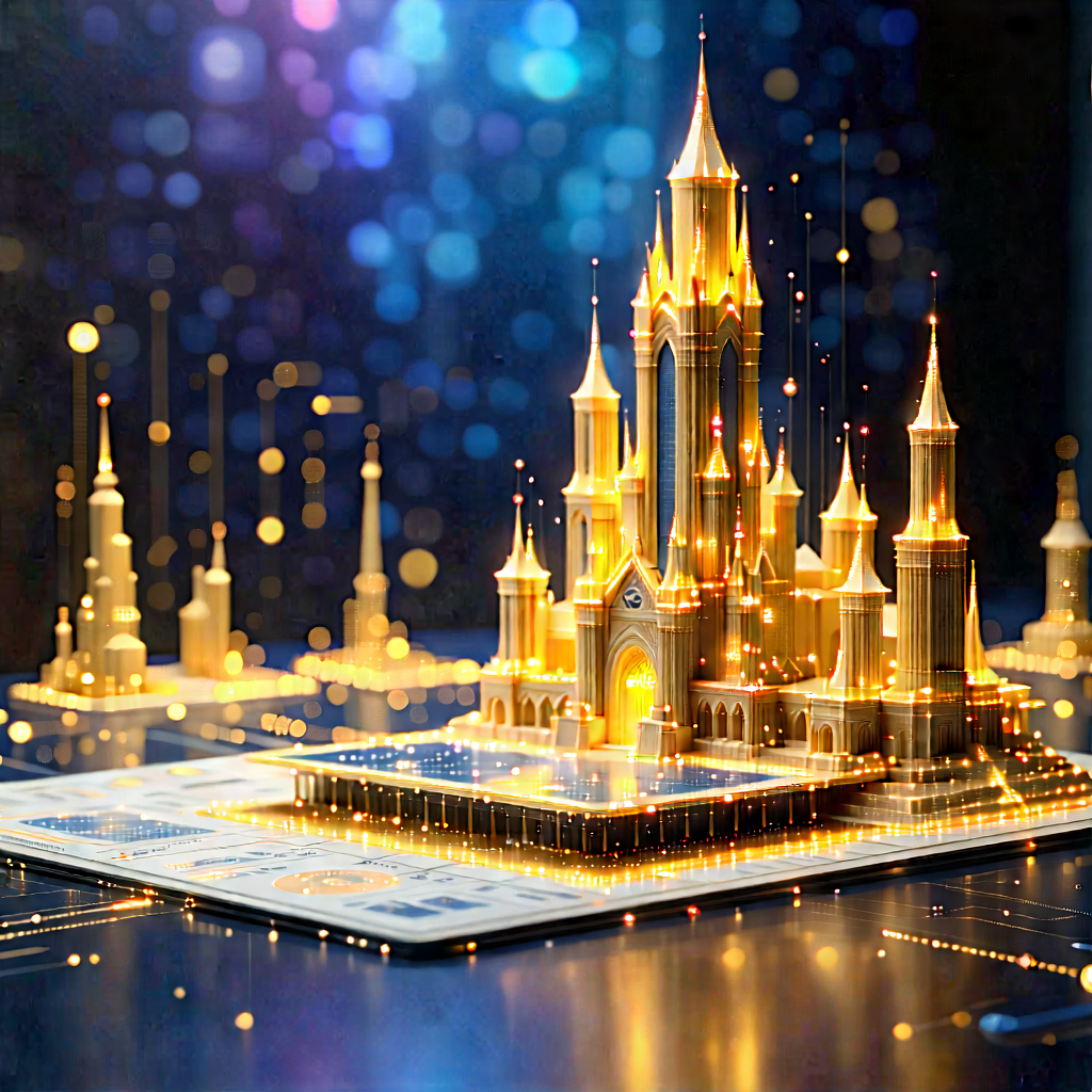 Entertainment Technology In Design Studio With Beautifully Castle,