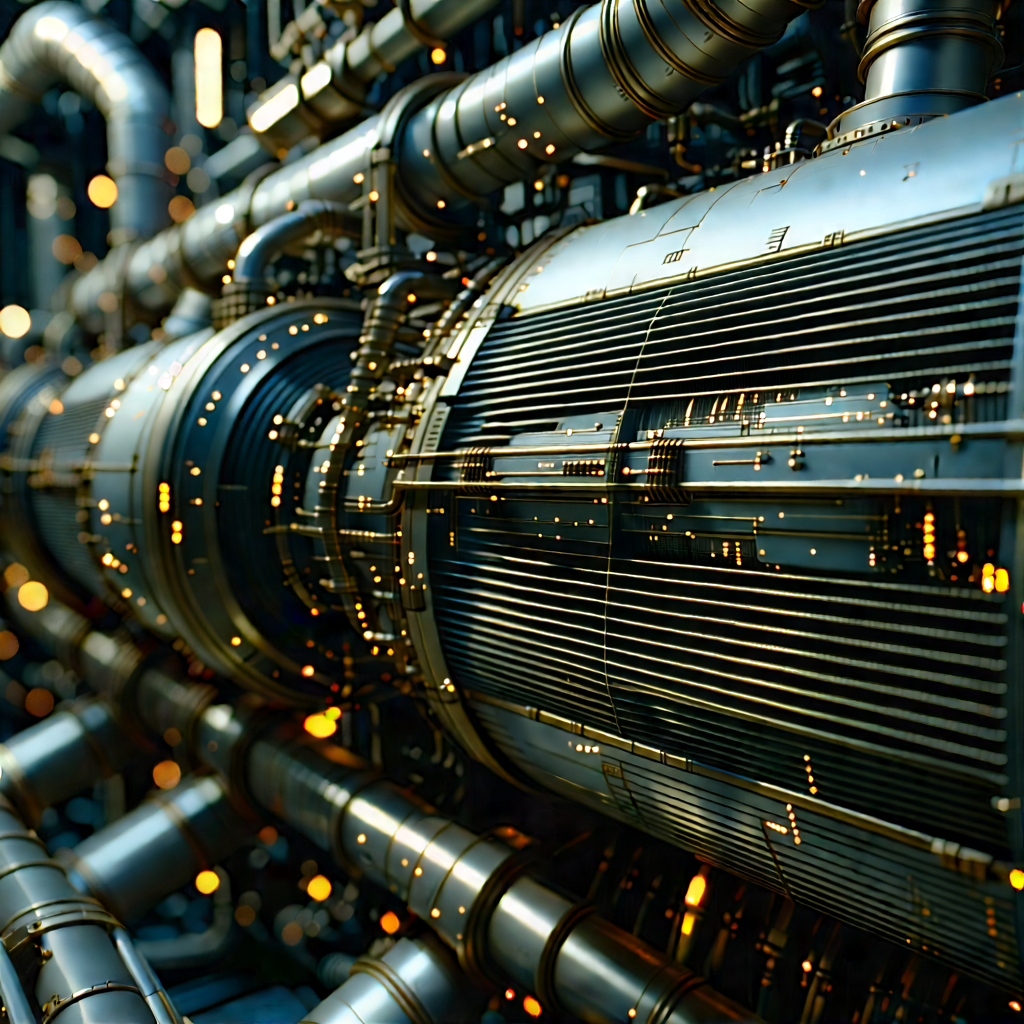 Close-up of cooling system