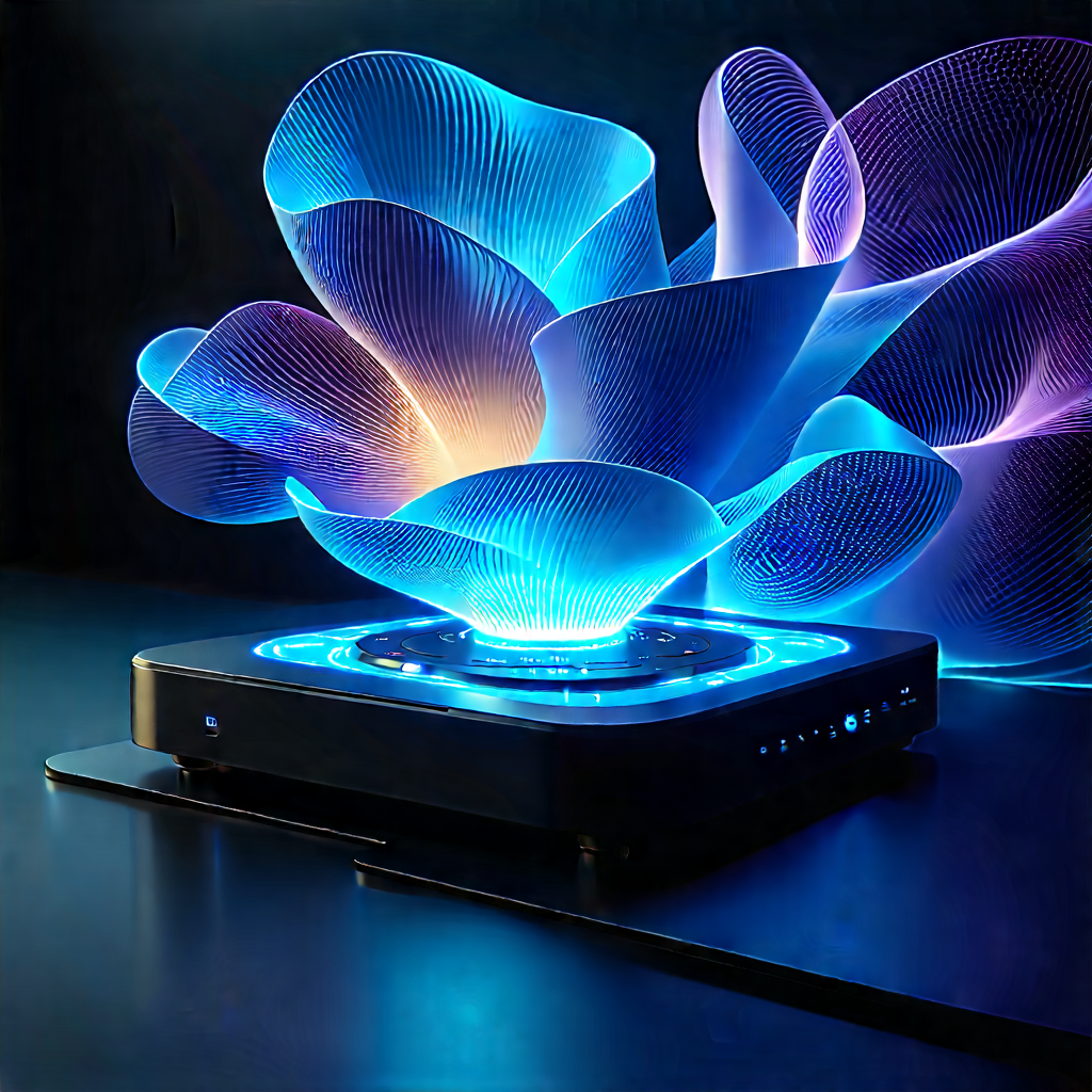 Innovative Smart Appliance (design:1.47) With Blue Light