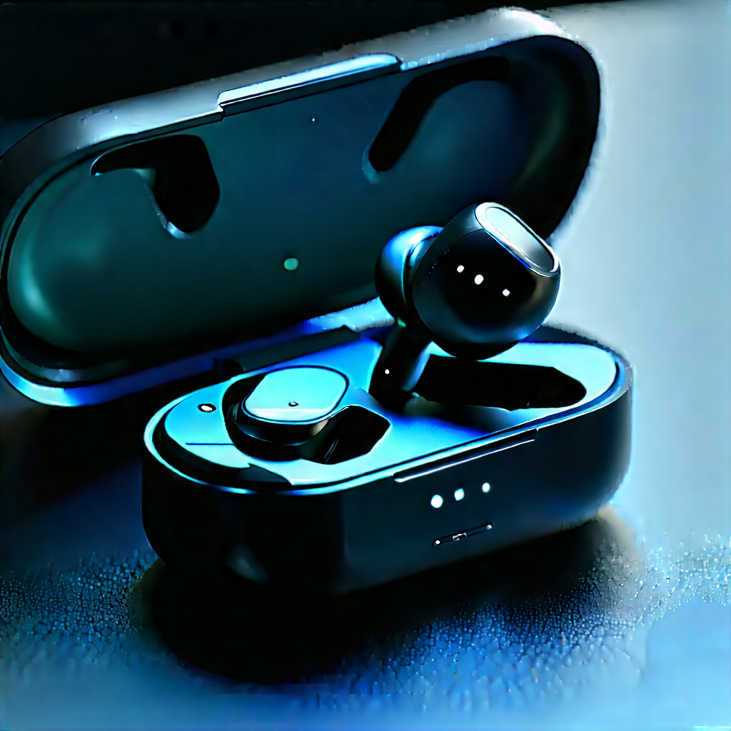 Wireless Earbuds With (digital:1.12) Artwork With Black Case