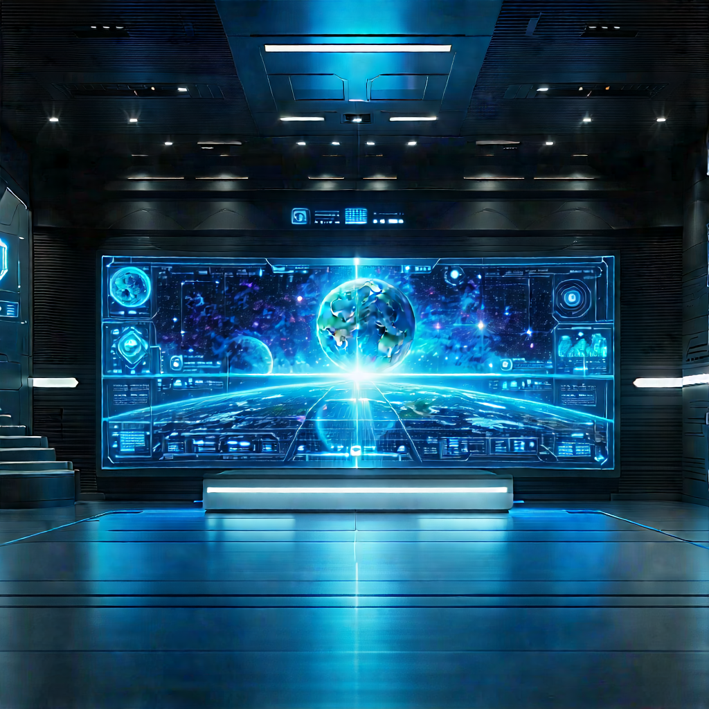 Entertainment Technology In Research Center With Image, There