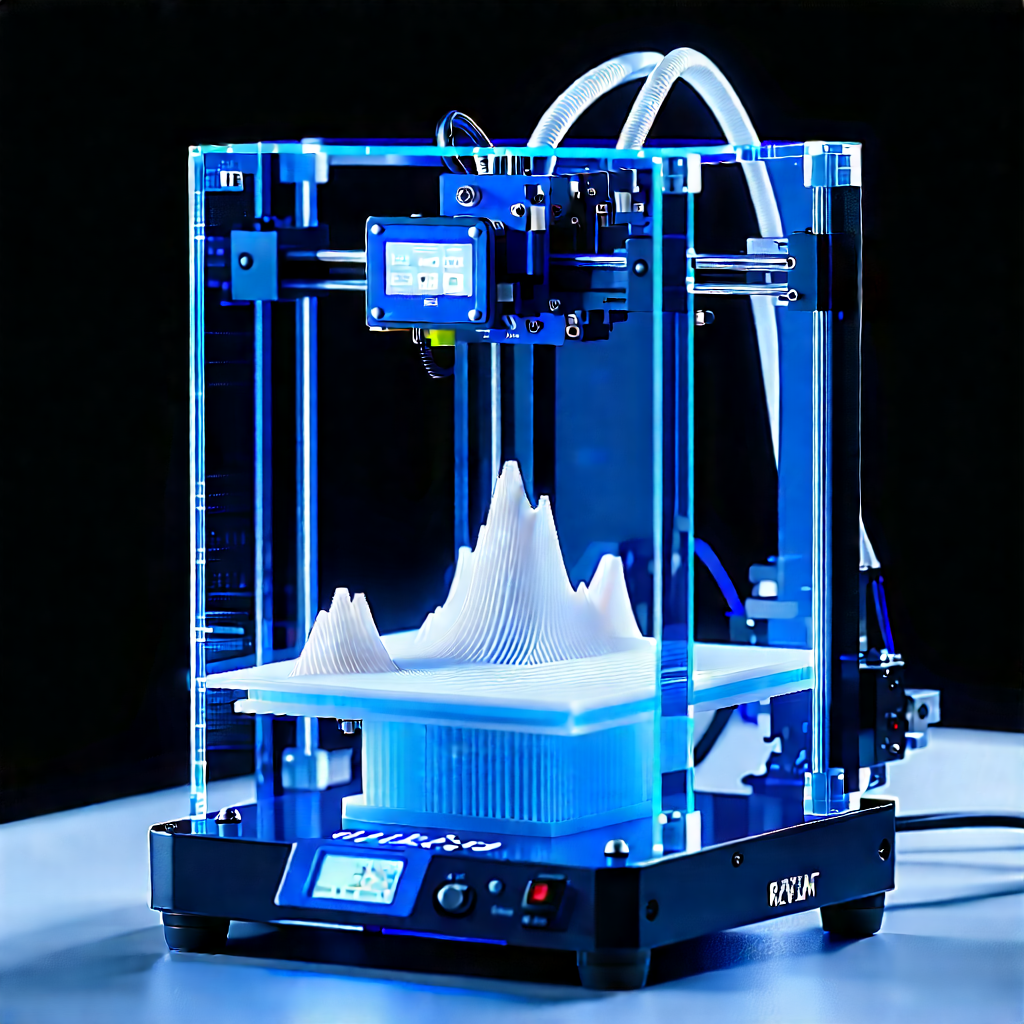 3d printer with data streams