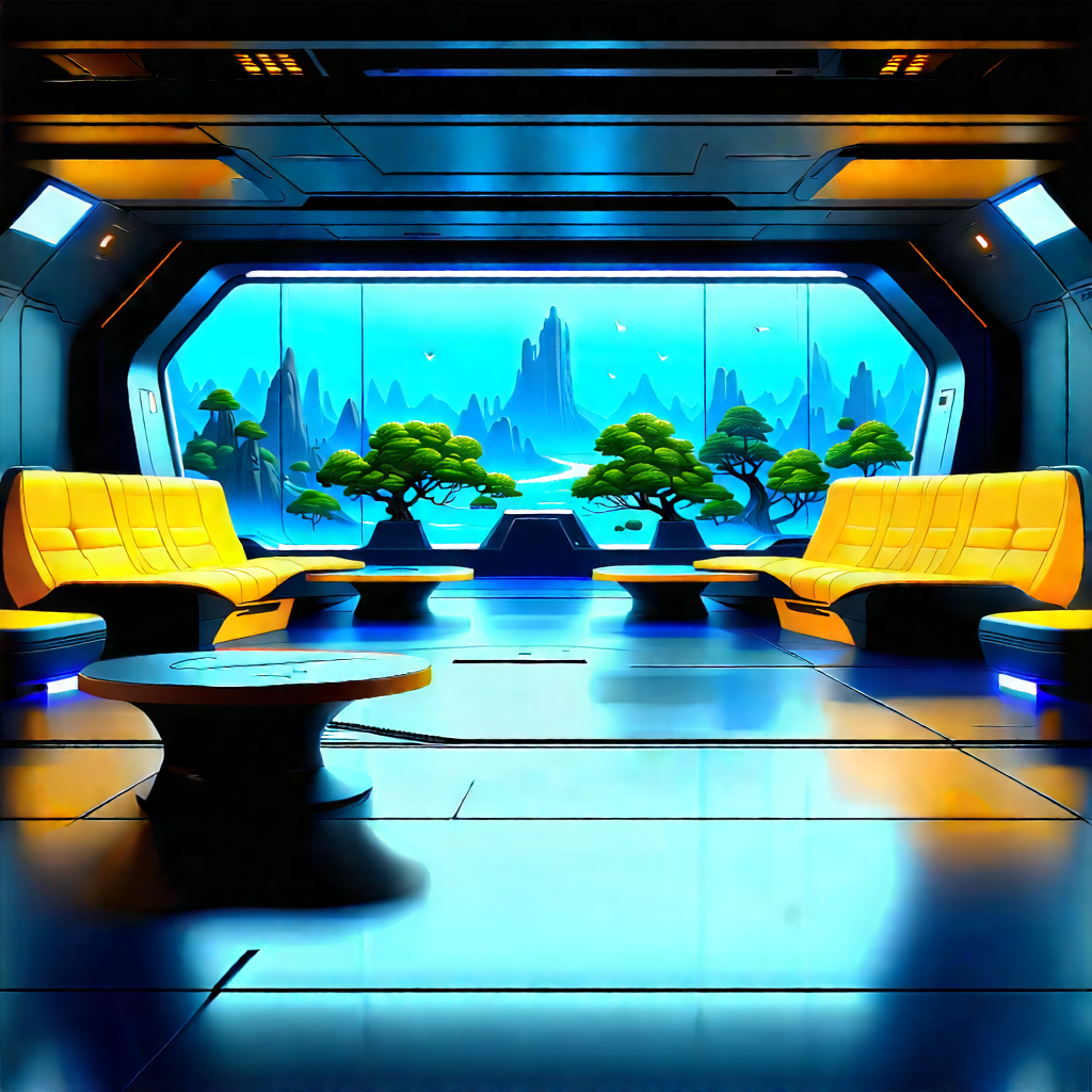 Futuristic Tech Startup Office With Image, There