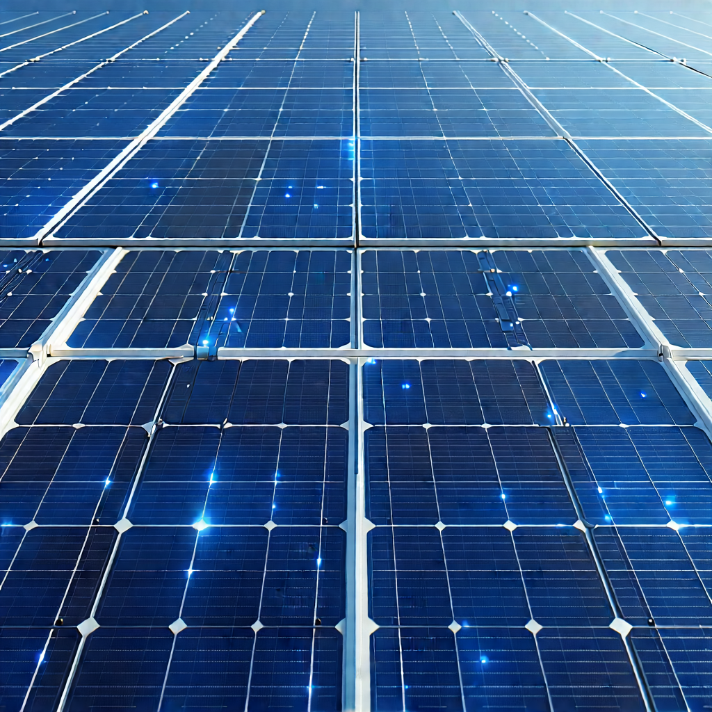 Solar Panel With Laser Scanning With Large Solar