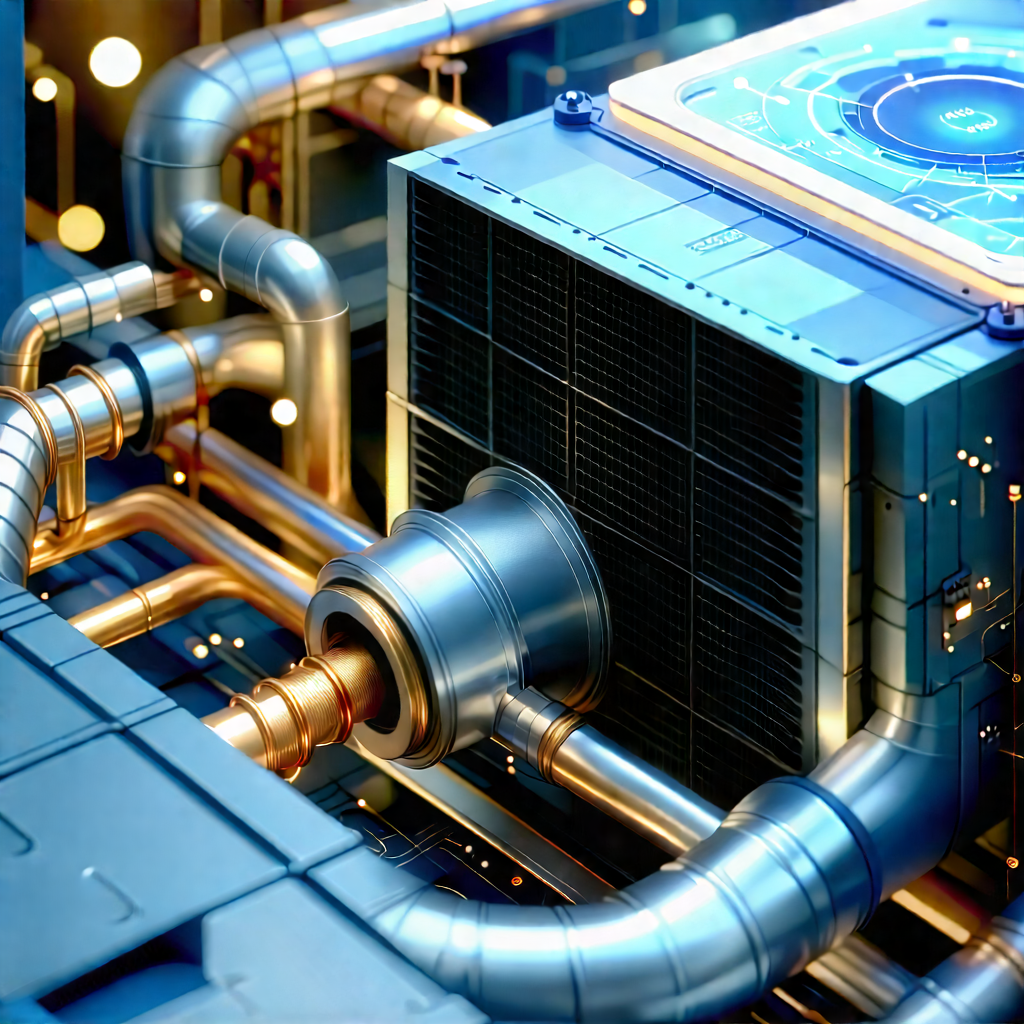 Close-up of cooling system