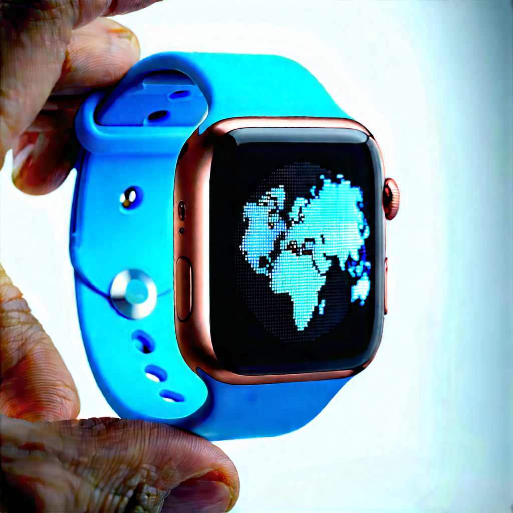Smart watch with data visualization