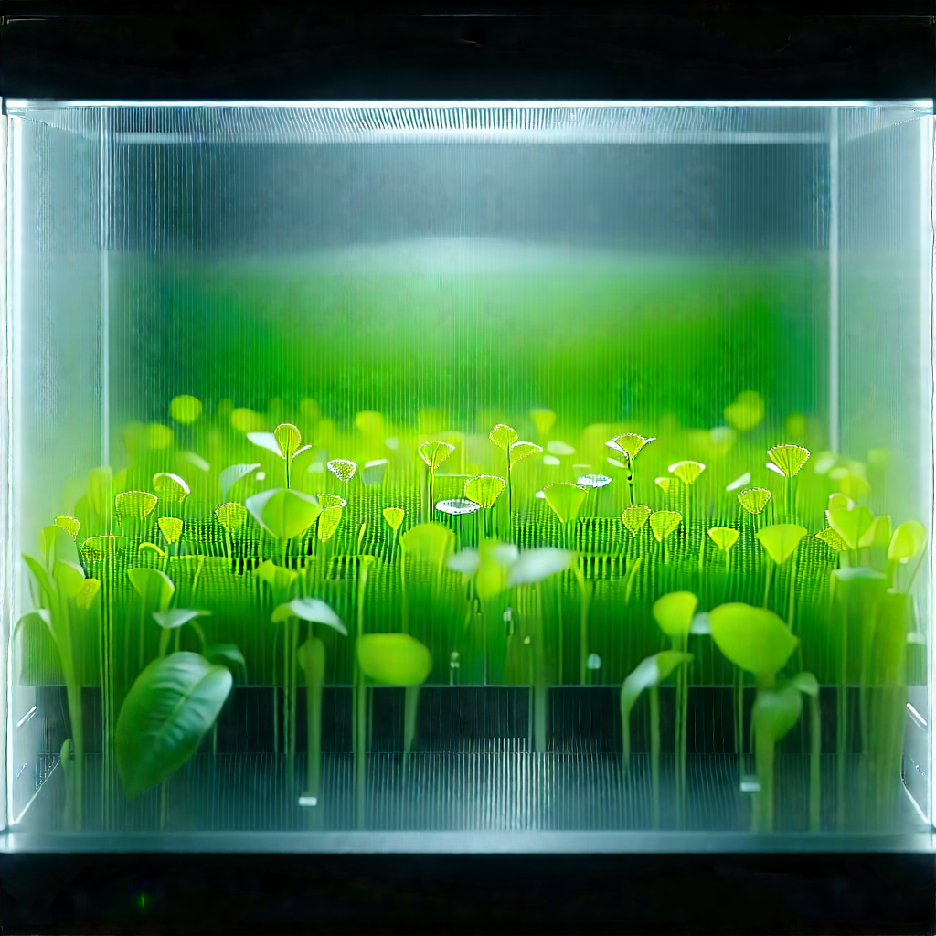 Agricultural technology in manufacturing facility