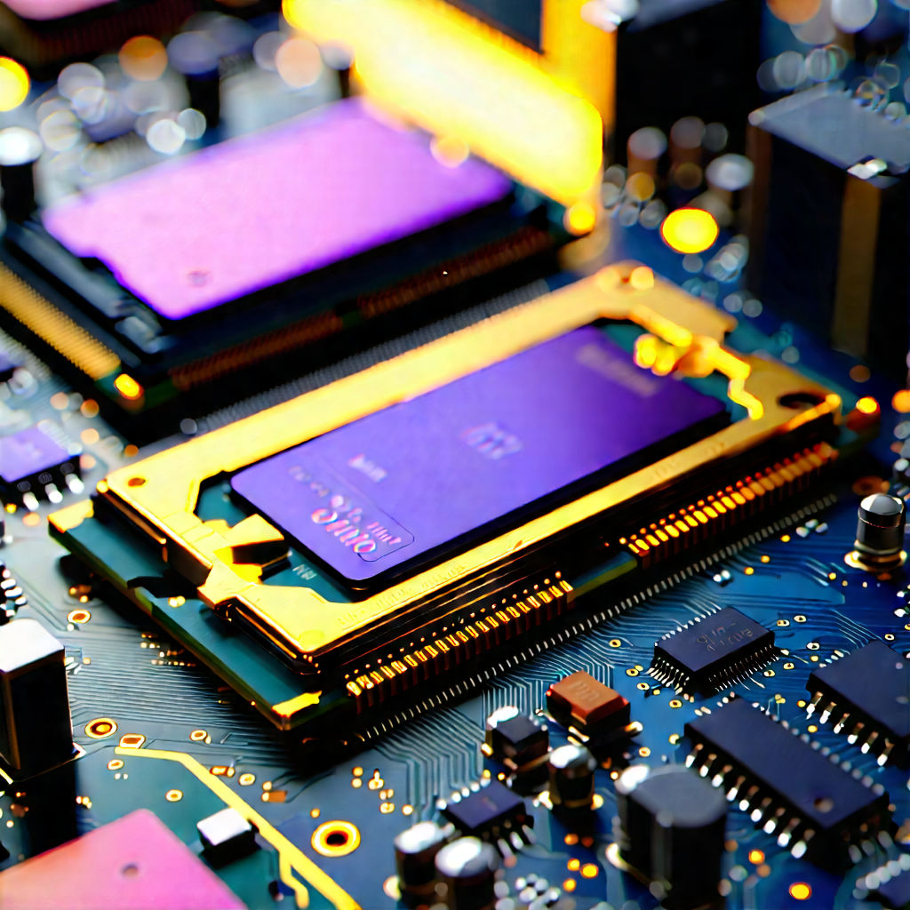Close-up of memory module