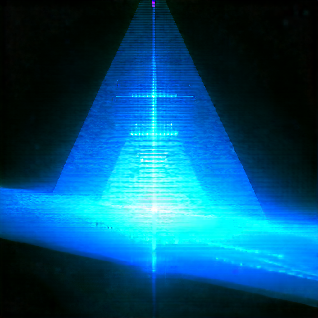 Quantum computer with holographic projection
