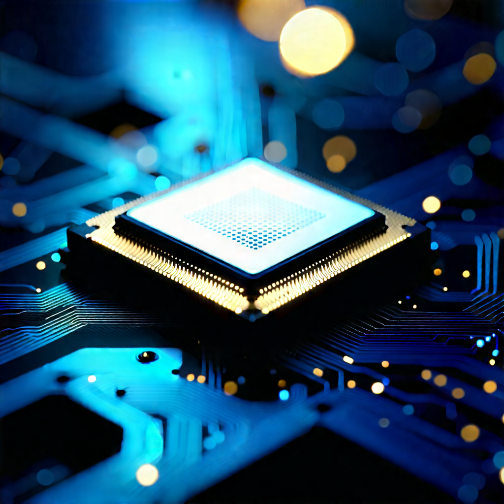 Microchip with digital particles
